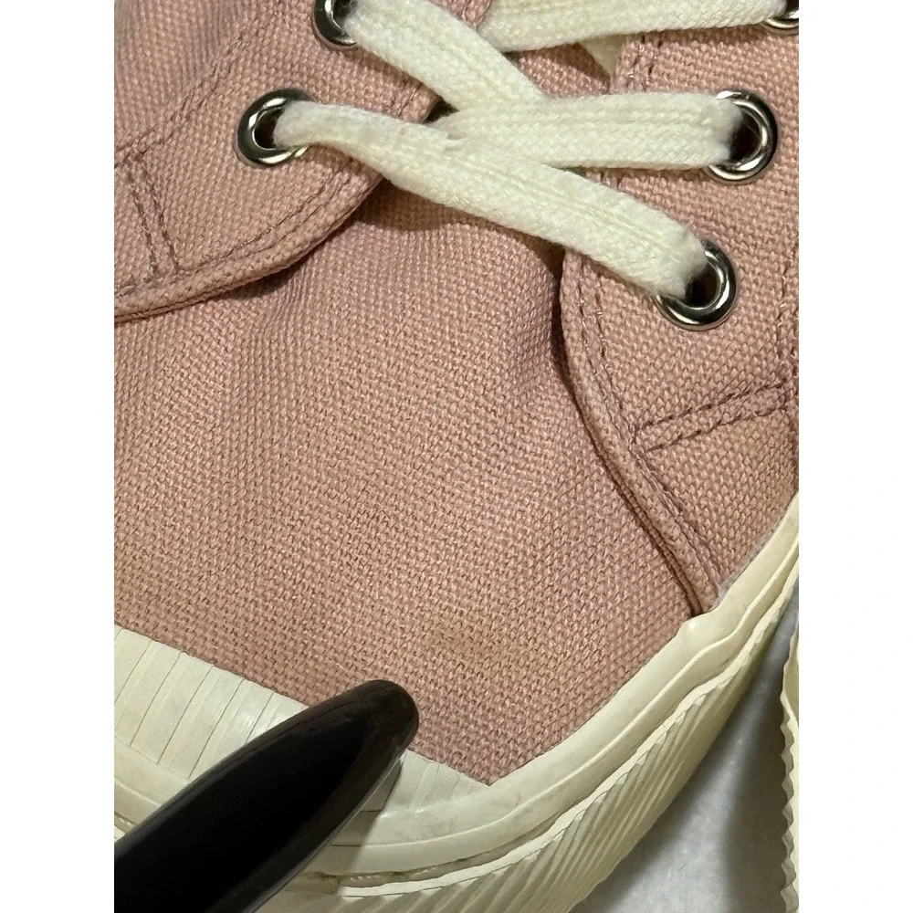 Cariuma‎ Pink Canvas Rose OCA Low Top Lace Up Cap Toe Vegan Sneakers Womens 9